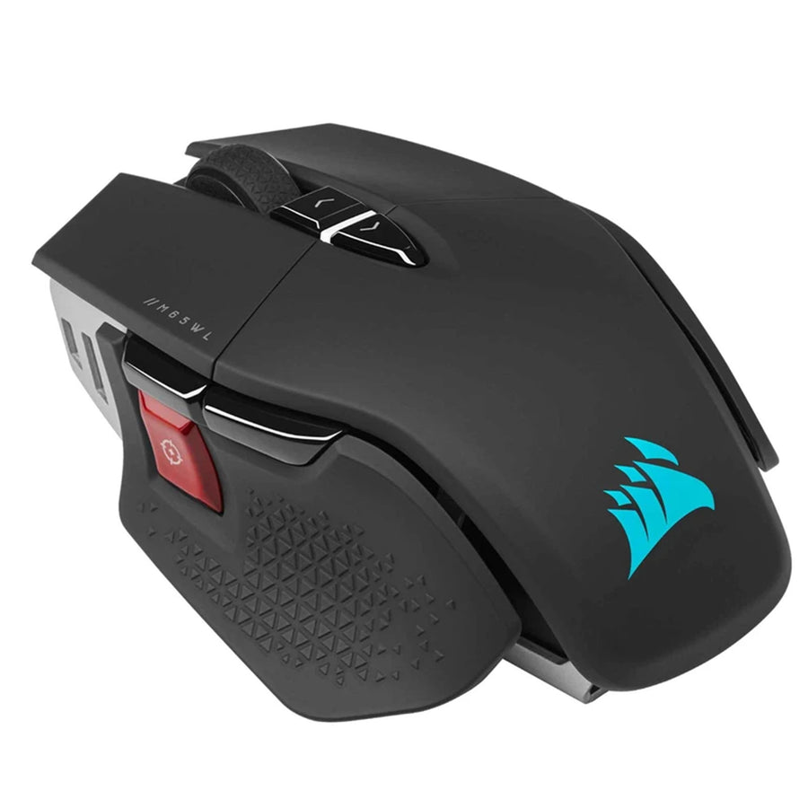 CORSAIR [CH-9319411-AP2] M65 RGB LED ULTRA WIRELESS OPTICAL SILVER ALU GAMING MOUSE - BLACK