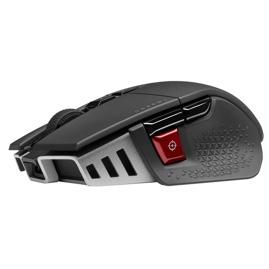 CORSAIR [CH-9319411-AP2] M65 RGB LED ULTRA WIRELESS OPTICAL SILVER ALU GAMING MOUSE - BLACK