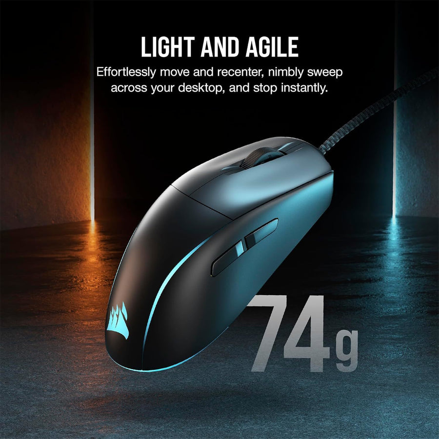 CH-930D010-AP - CORSAIR M75 LIGHTWEIGHT RGB GAMING MOUSE - BLACK