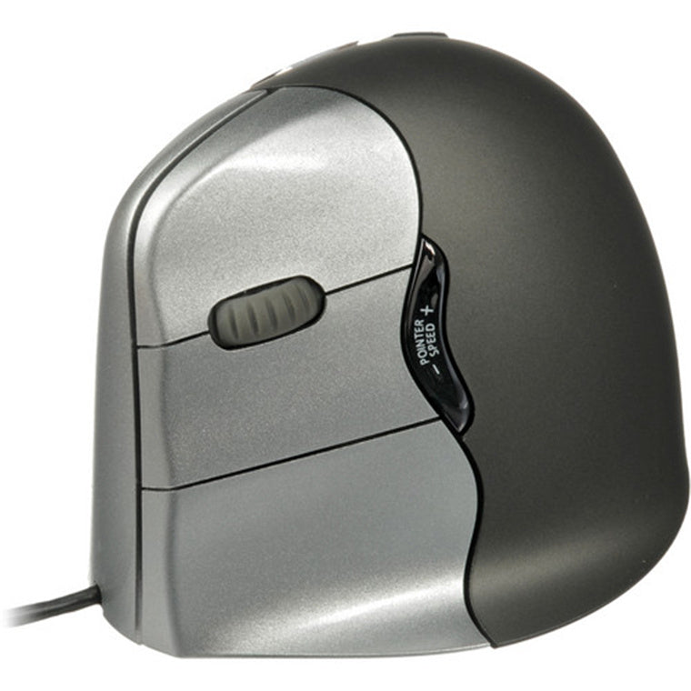 Evoluent VerticalMouse 4 VM4L Left Handed Vertical Ergonomic Wired Mouse
