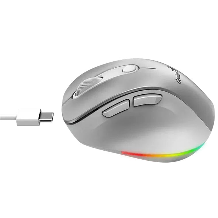 Genius Ergo 9000S Pro Silent Ergo Mouse - Silver