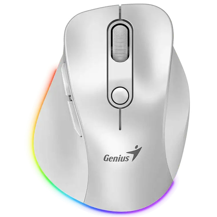 Genius Ergo 9000S Pro Silent Ergo Mouse - White