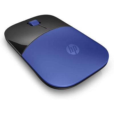 HP Z3700 Wireless Mouse - Dragonfly Blue Slim - Portable design - 2.4GHz - Blue LED - 1200 DPI - for Windows 7, 8, 10 Mac OS 10. 3 or later or Chrome OS