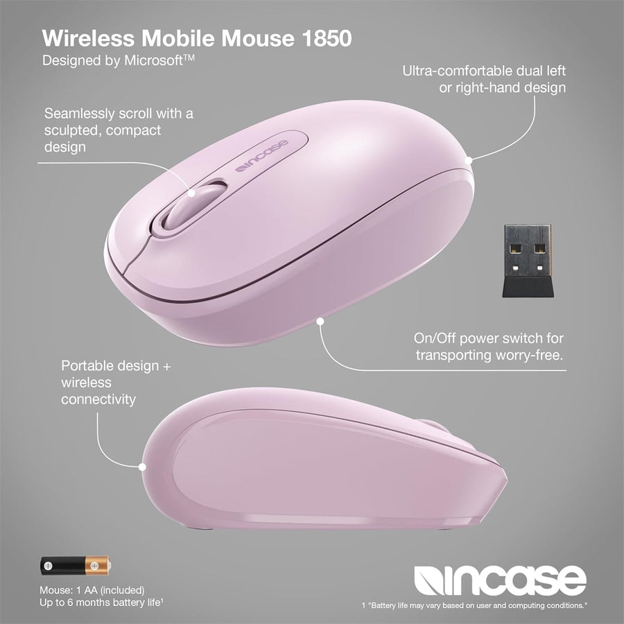 Incase Wireless Mobile Mouse 1850 EN/ZH/