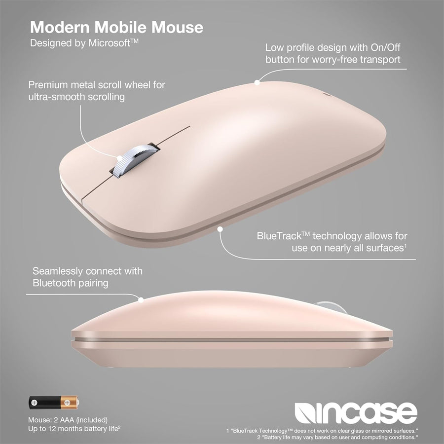 KTF-00108 - Incase Modern Mobile Mouse Sandstone