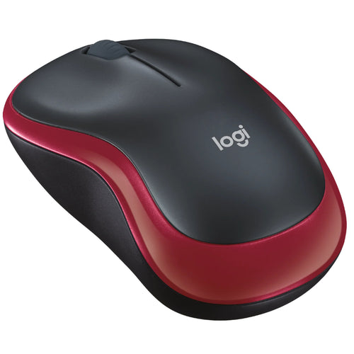 Logitech M185 Kabellose Maus – Swift Red