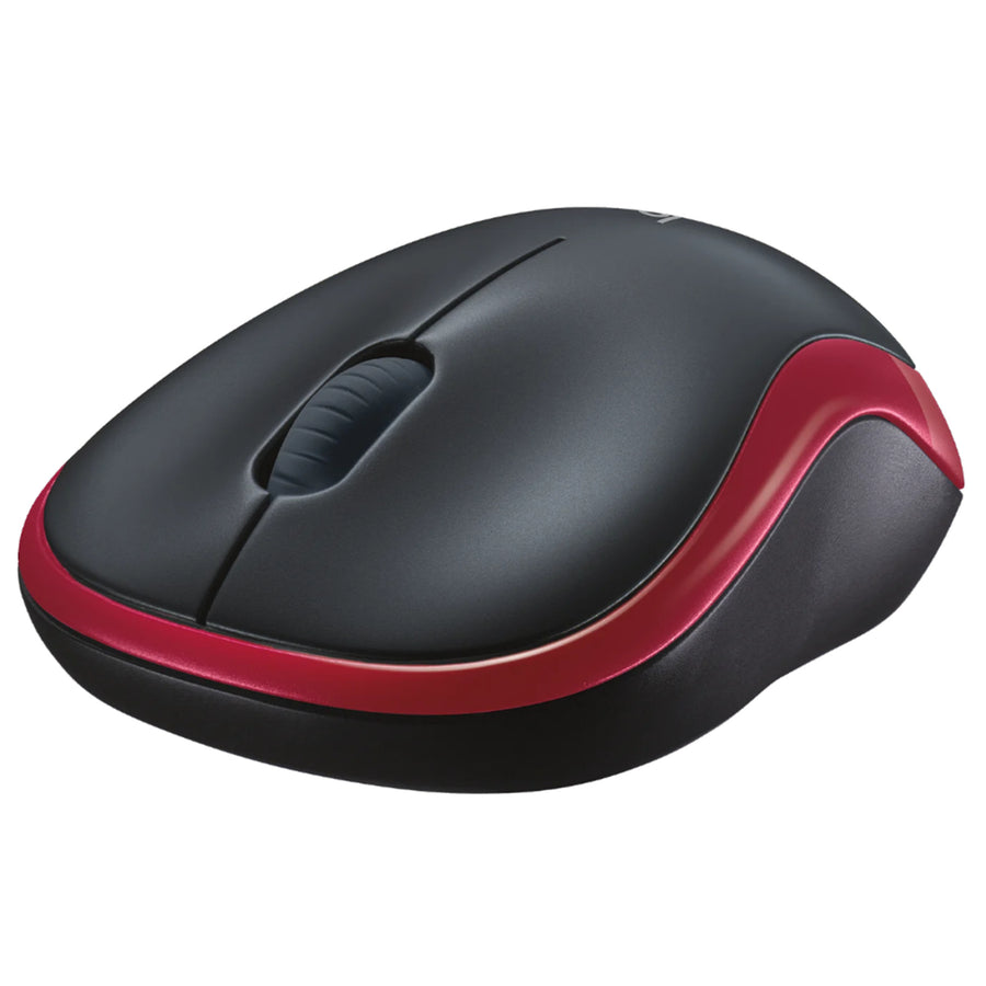 Logitech M185 Wireless Mouse - Swift Red