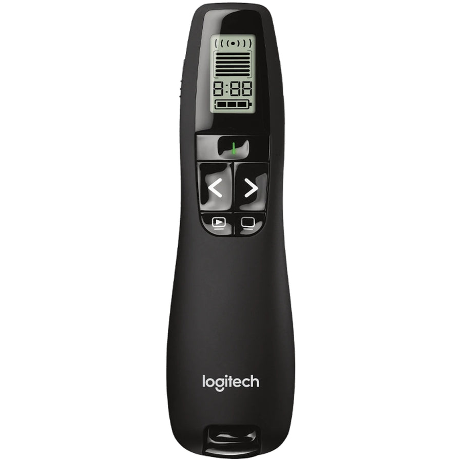Logitech R800 Laser Presentation Remote, with LCD Display and Green Laser Points