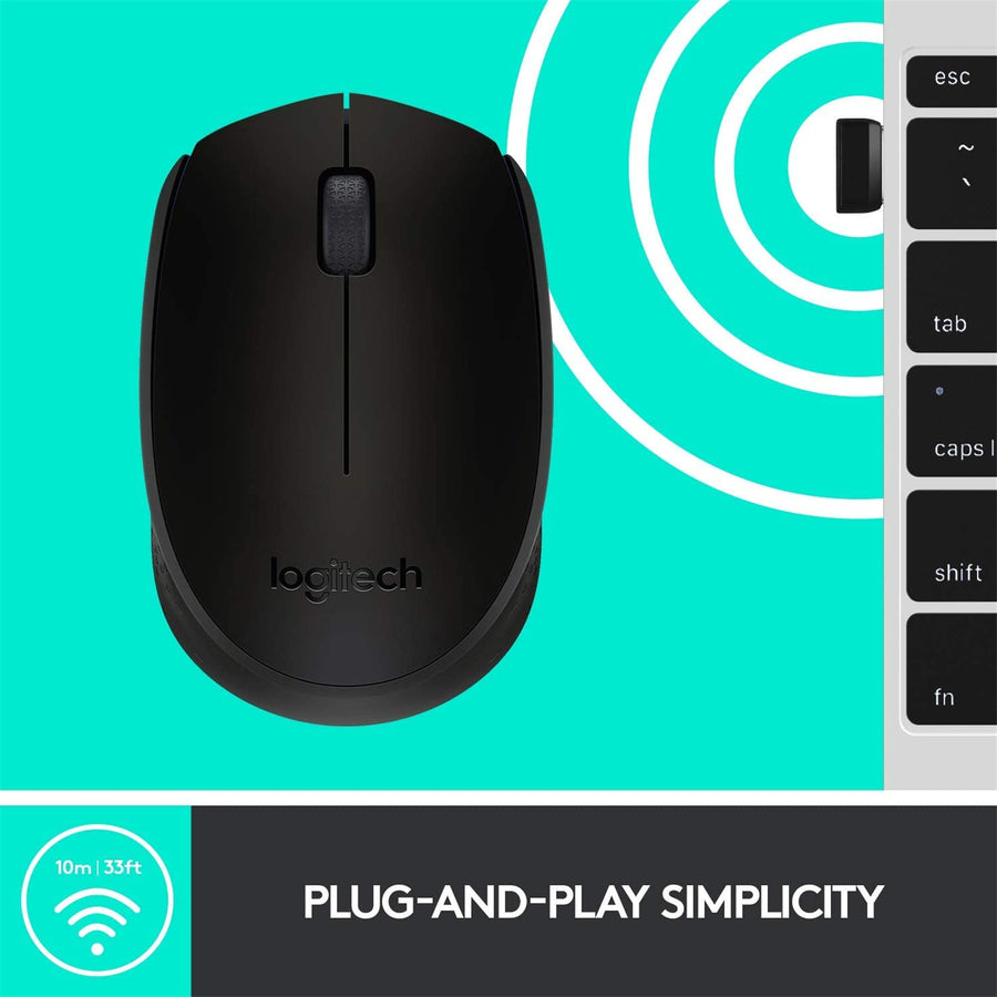 Logitech 910-004655 - M171 WIRELESS MOUSE - BLACK