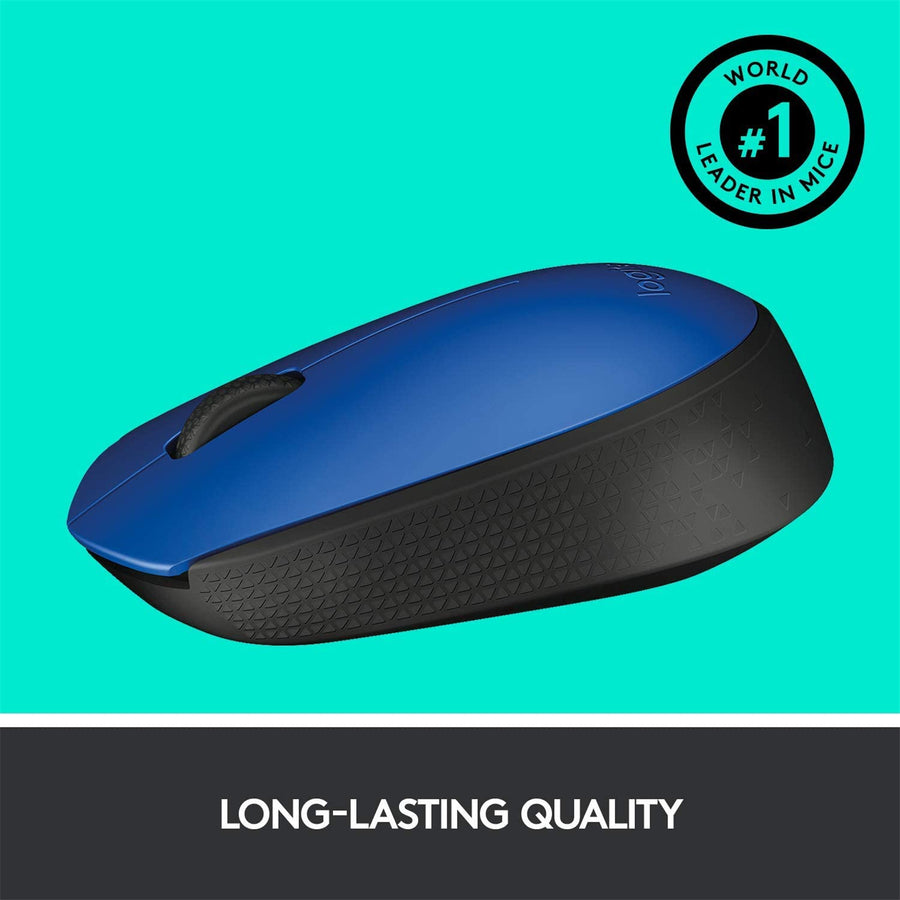 Logitech M171 Wireless Mouse - Blue