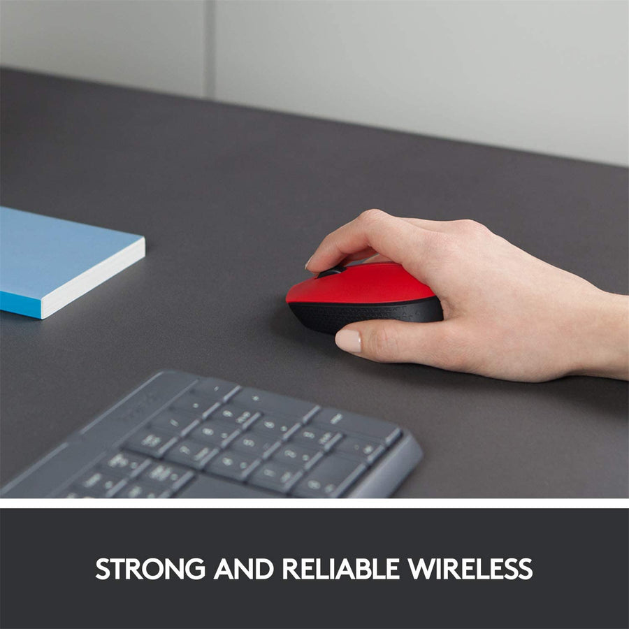 Logitech 910-004657 - M171 WIRELESS MOUSE - RED