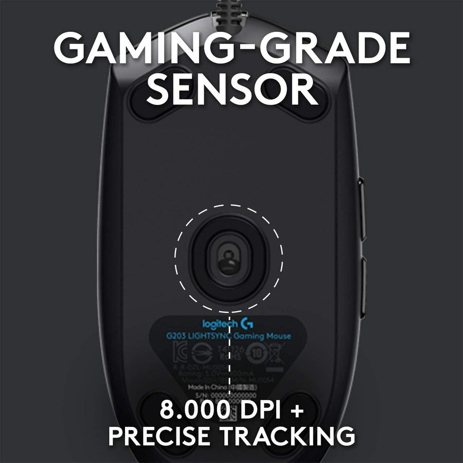 Logitech 910-005790 - G203 LIGHTSYNC GAMING MOUSE - BLACK