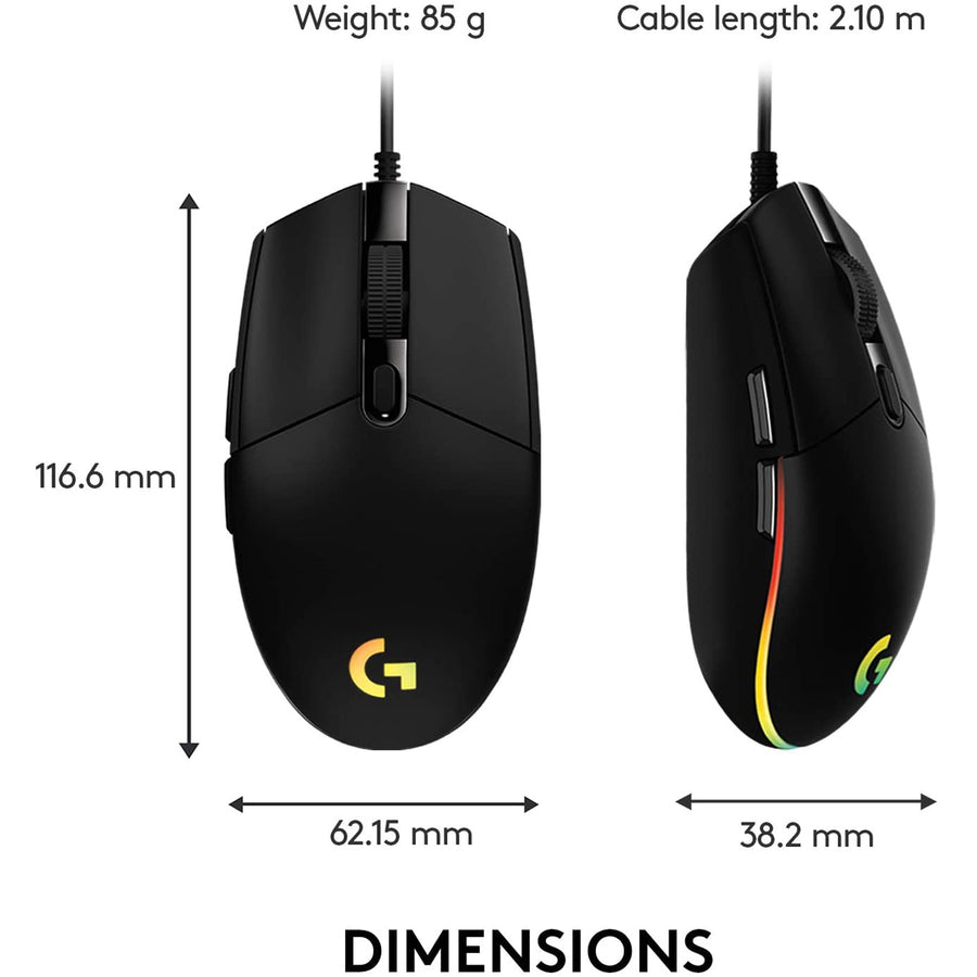 Logitech 910-005790 - G203 LIGHTSYNC GAMING MOUSE - BLACK