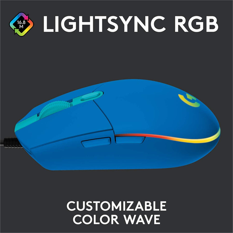 Logitech 910-005792 - G203 LIGHTSYNC GAMING-MAUS - BLAU