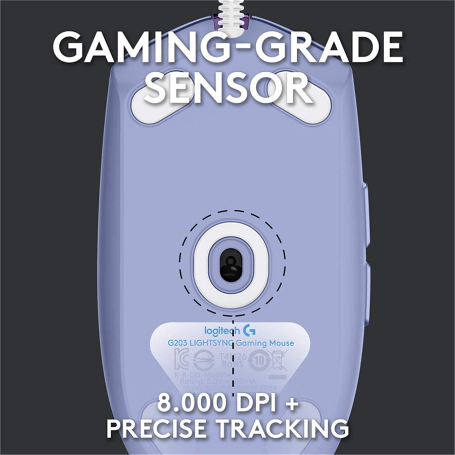 Logitech 910-005851 - G203 LIGHTSYNC GAMING MAUS - LILA