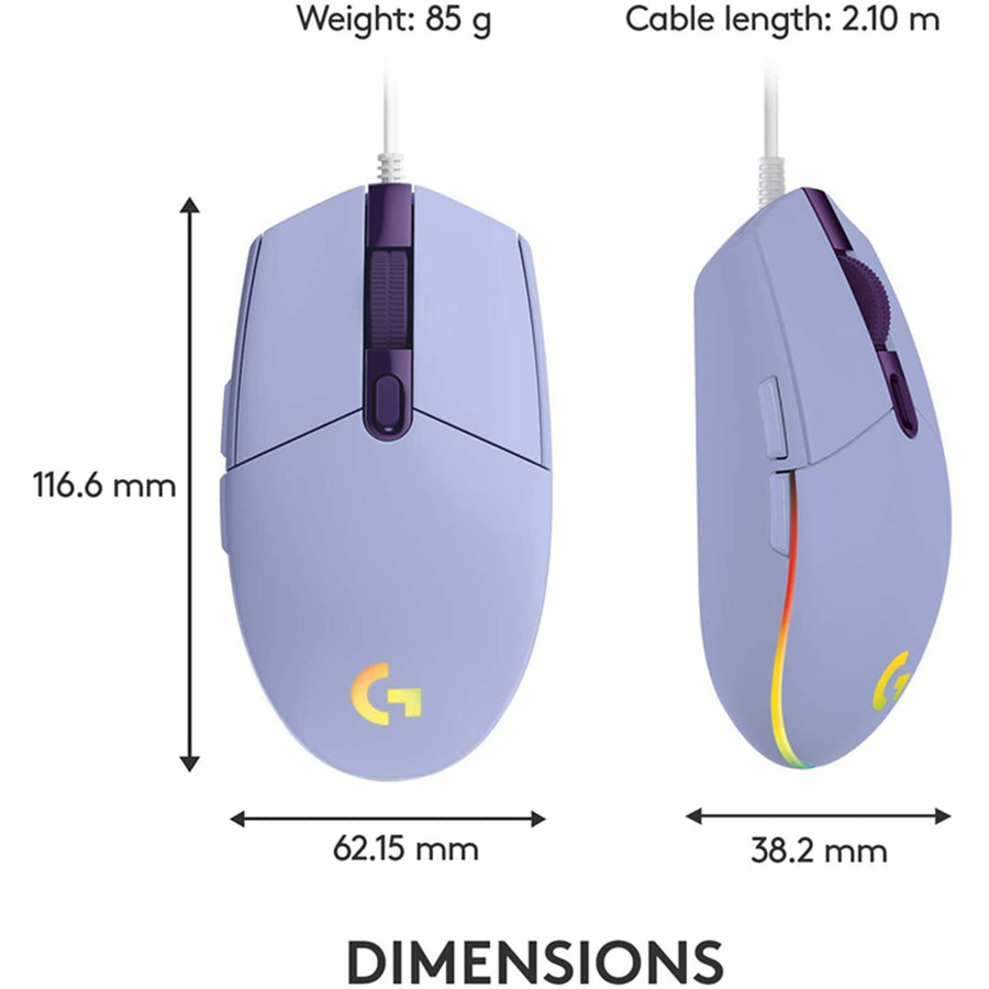 Logitech 910-005851 - G203 LIGHTSYNC GAMING MAUS - LILA