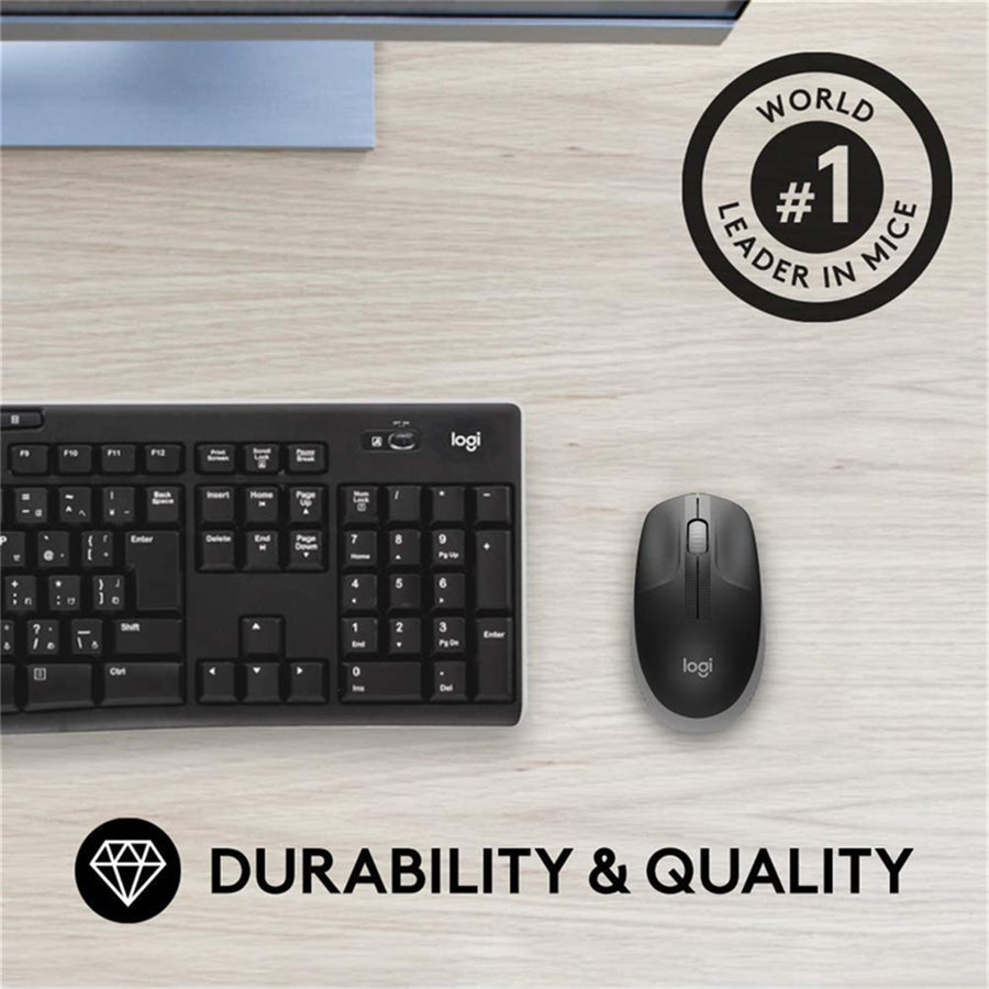 Logitech 910-005913 - M190 WIRELESS MOUSE - CHARCOAL
