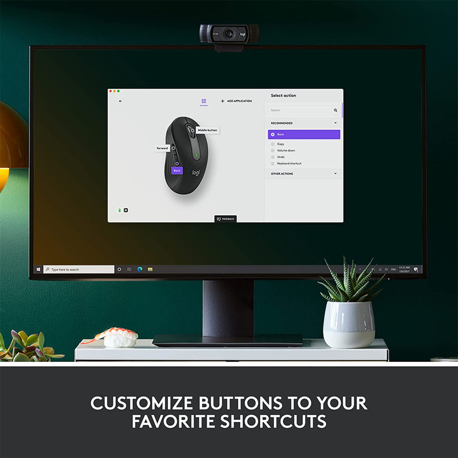 Logitech 910-006262 - SIGNATURE M650 WIRELESS MAUS - SCHWARZ