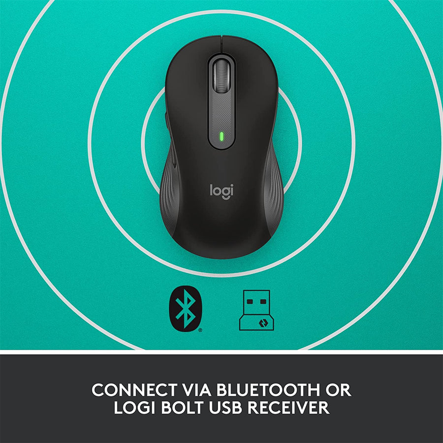 Logitech 910-006262 - SIGNATURE M650 WIRELESS MAUS - SCHWARZ