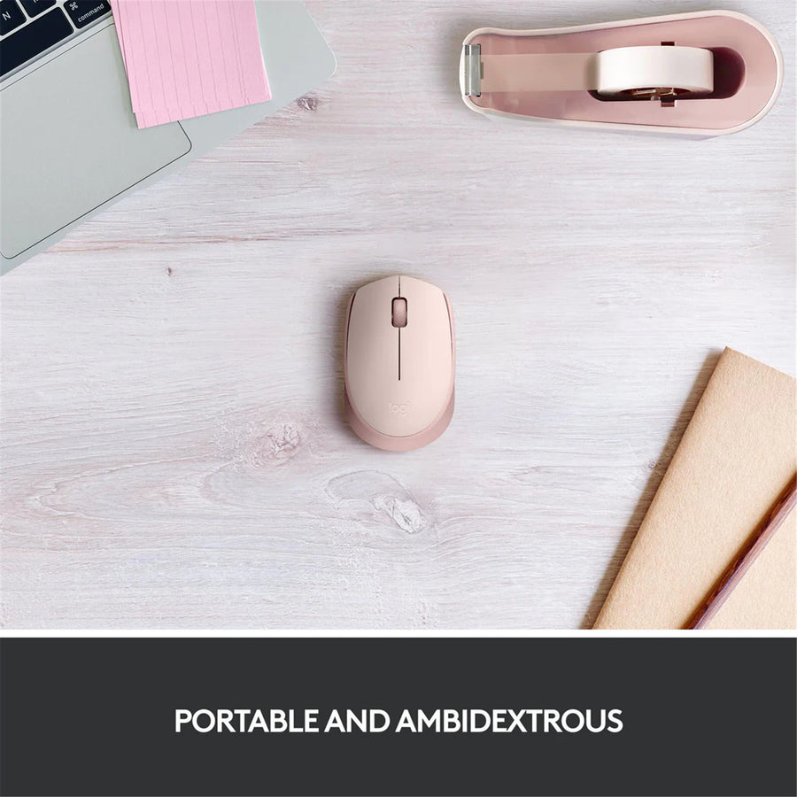 Logitech M171 Kabellose Maus - Rose