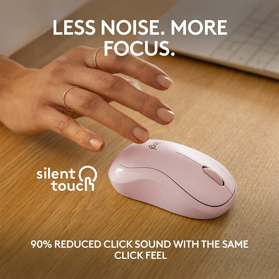 Logitech M240 Silent Bluetooth Mouse - Rose