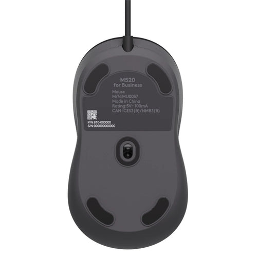 Logitech M520 Wired USB-C Mouse For Business