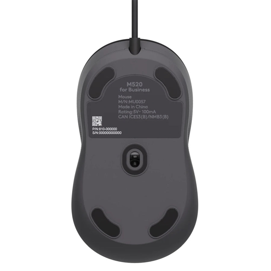 Logitech M520 Wired USB-C Mouse For Business