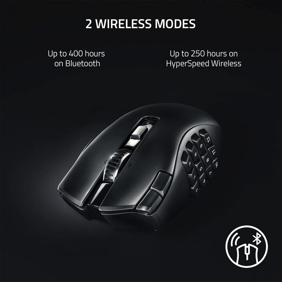 RZ01-03600100-R3A1 - RAZER NAGA V2 HYPERSPEED - WIRELESS MMO GAMING MOUSE - AP PACKAGING