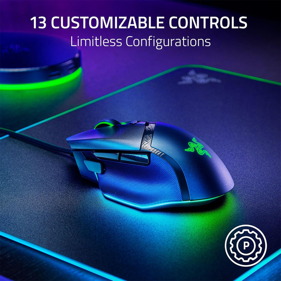 RZ01-05230100-R3M1 - RAZER BASILISK V3 35K - ERGONOMIC WIRED GAMING MOUSE