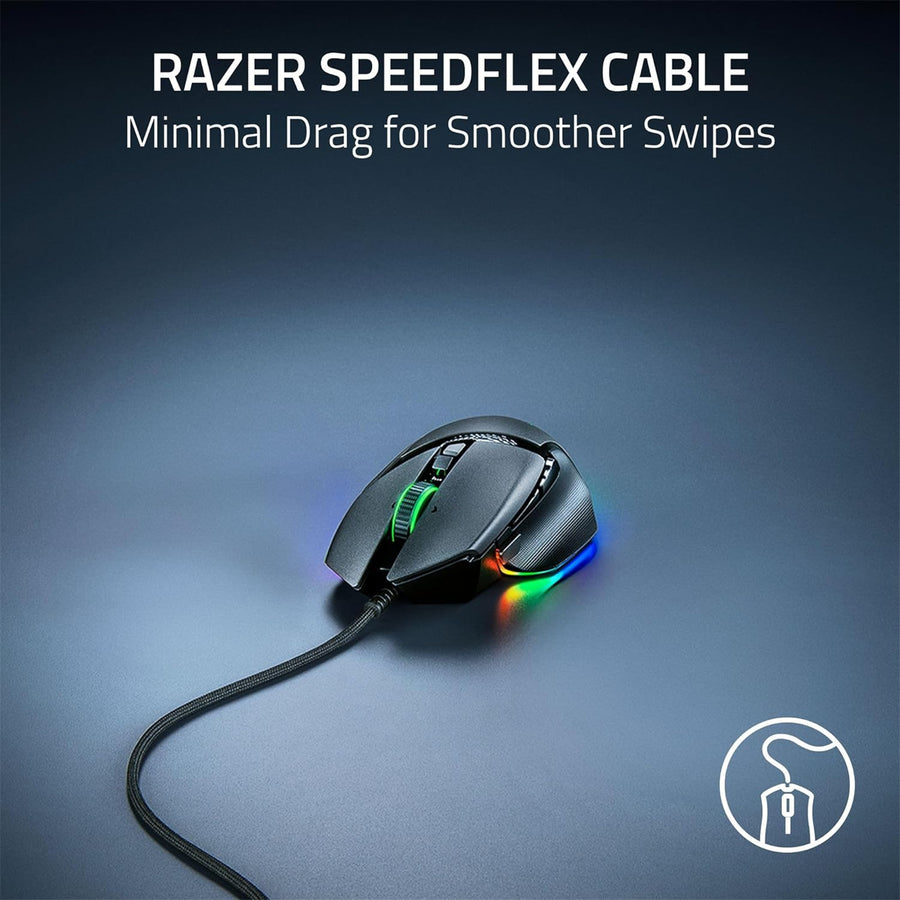 RZ01-05230100-R3M1 - RAZER BASILISK V3 35K - ERGONOMIC WIRED GAMING MOUSE
