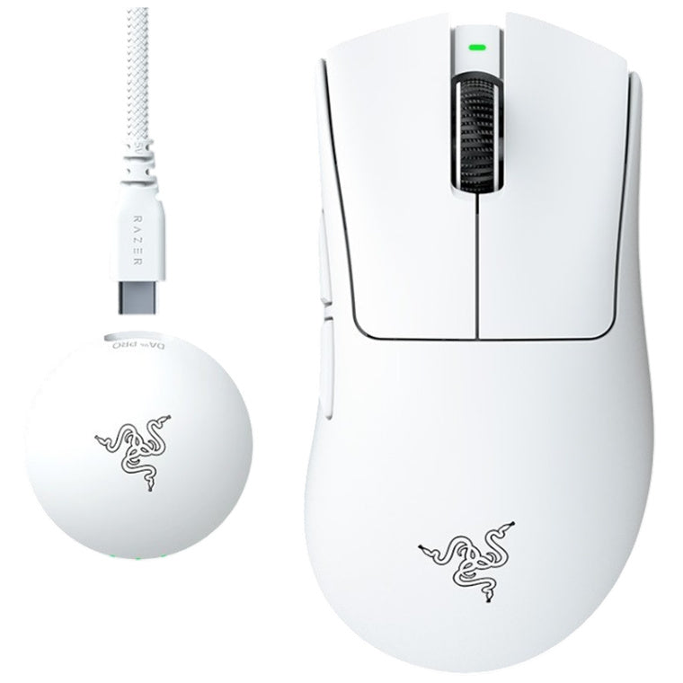 Razer Deathadder v4 Pro Wireless Gaming Mouse - White
