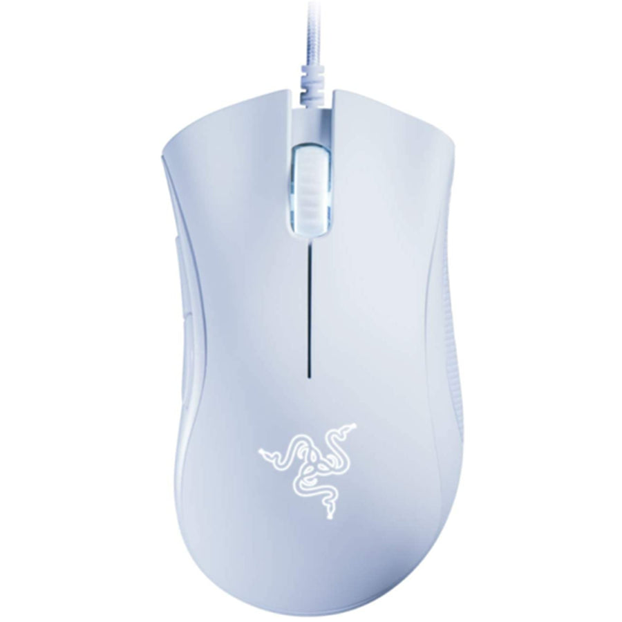RAZER DEATHADDER ESSENTIAL WHITE EDITION - ERGONOMIC WIRED GAMING MOUSE - FRML PACKAGING