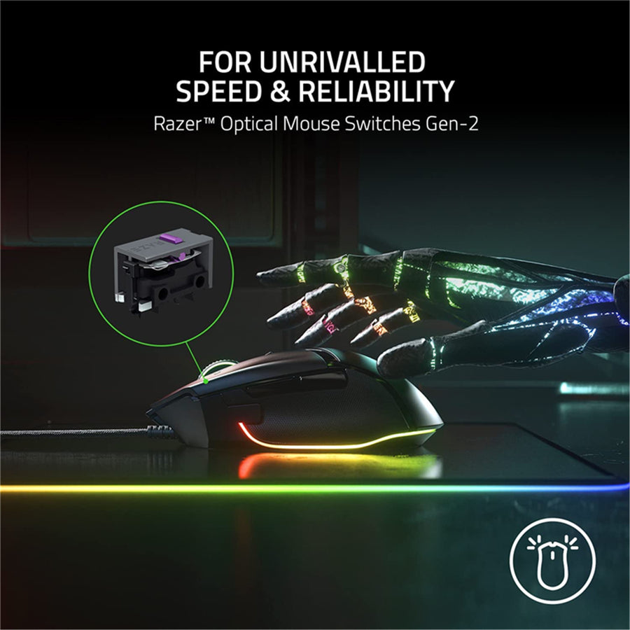 RZ01-04000100-R3M1 - RAZER BASILISK V3 - ERGONOMIC WIRED GAMING MOUSE - FRML PACKAGING