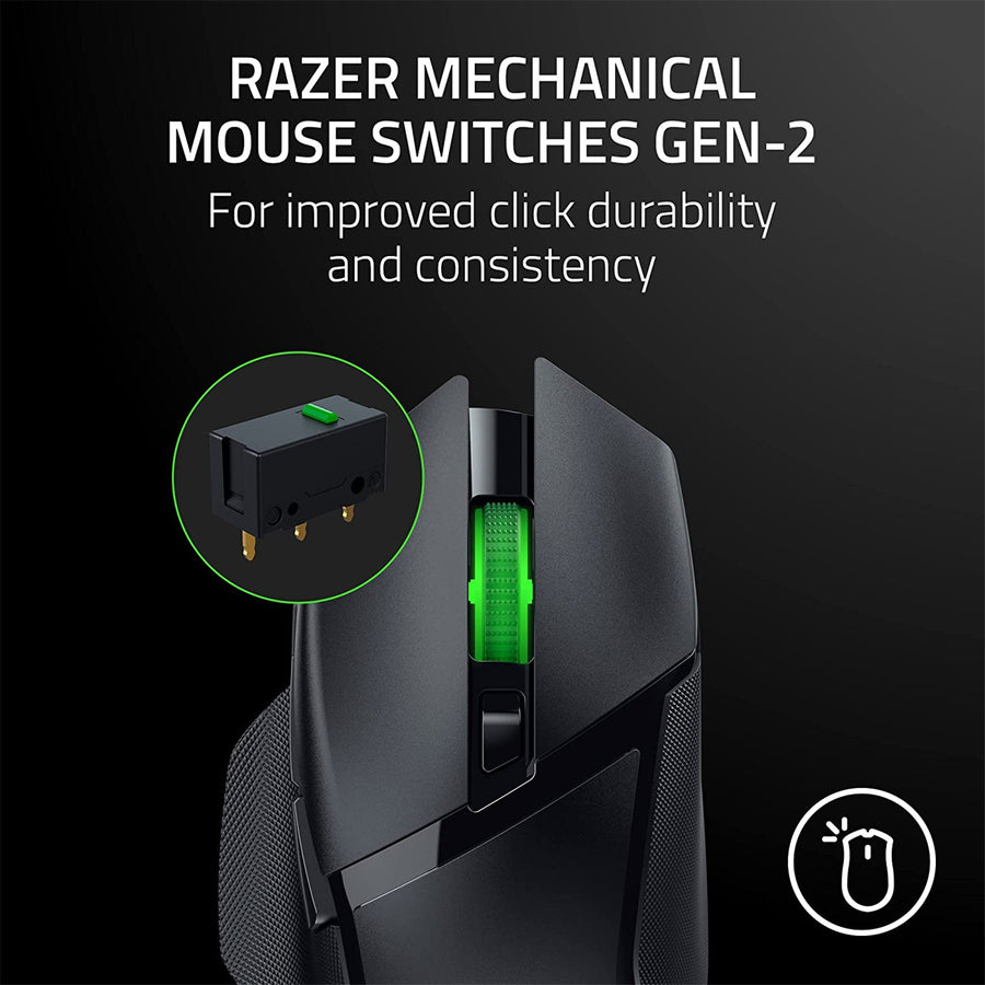 RZ01-04870100-R3A1 - RAZER BASILISK V3 X HYPERSPEED - WIRELESS ERGONOMIC GAMING MOUSE - AP PACKAGING