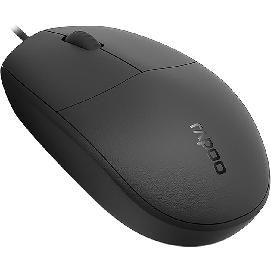 Rapoo  N100 Wired USB Mouse - Black