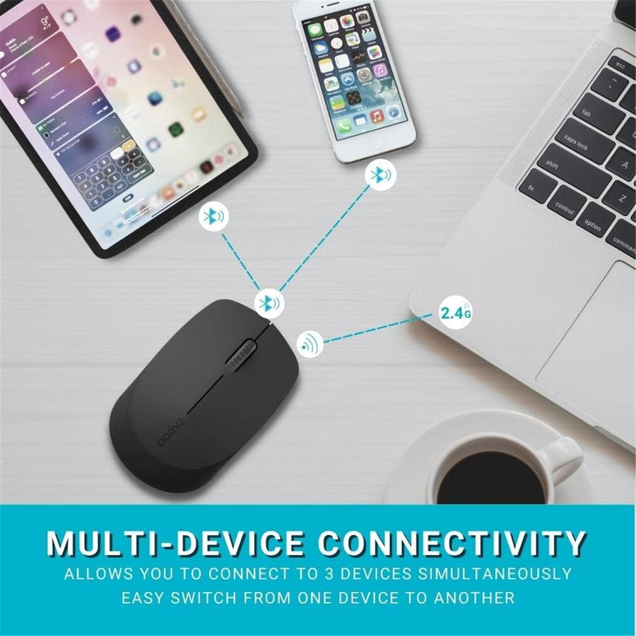 Rapoo M100 Silent wireless mouse dark grey