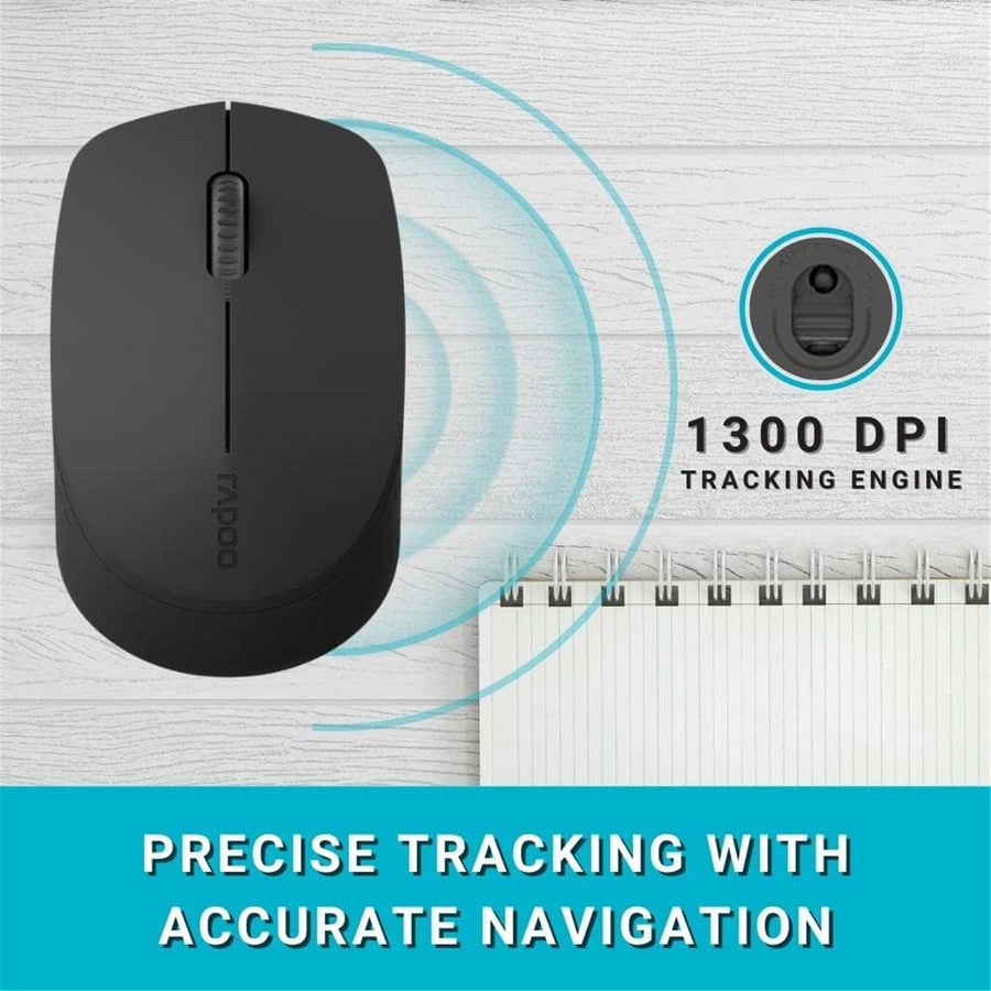 Rapoo M100 Silent wireless mouse dark grey