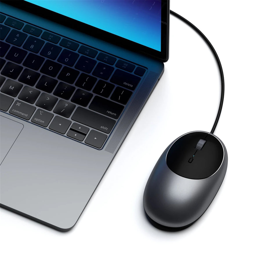 SATECHI C1 USB-C Kabelgebundene Maus – Space Grey