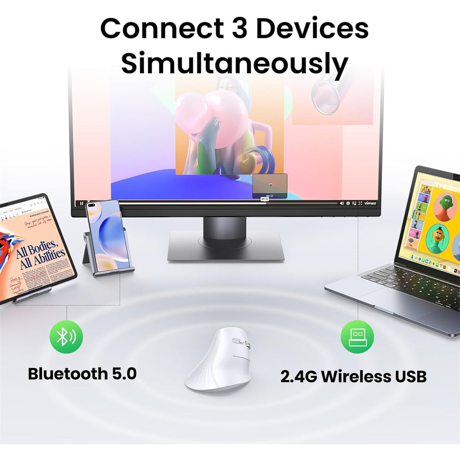 UGREEN Multi-mode Vertical Mouse