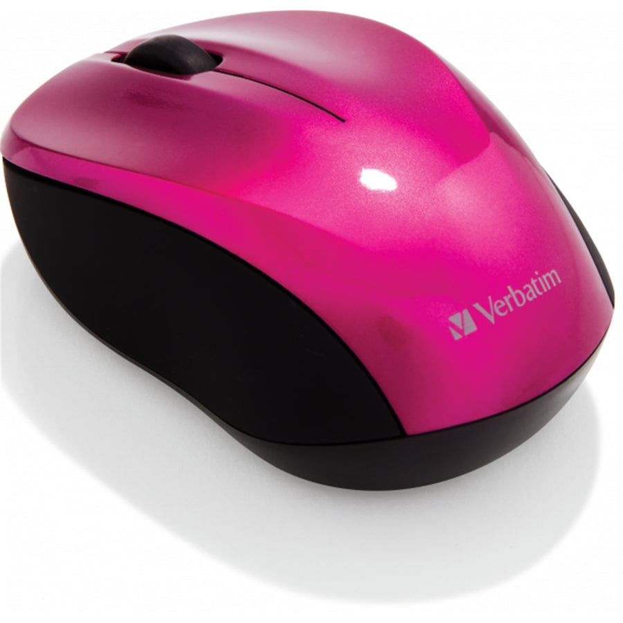 Verbatim 49043 GO NANO Wireless Mouse - Hot Pink