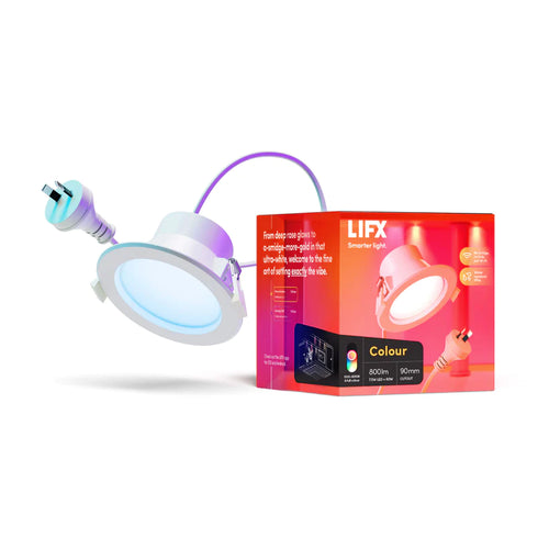LIFX MTDCWAU - Downlight Colour 90mm IP65 IC-4 800 Lumens for Indoor/Outdoor use AU/NZ