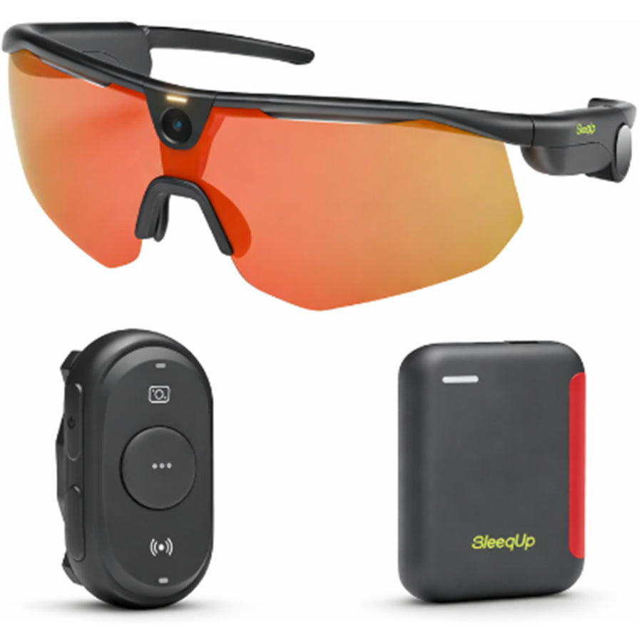 BleeqUp Ranger AI Sports Camera Glasses Standard Lens+ BlueTooth Controller+ Power Plus