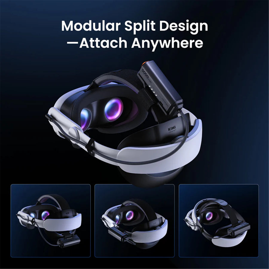 Kiwi Design for META Oculus Quest3/3S P5000 Compact Swappable Power Bank - 5,000 Mah -- 2Pcs