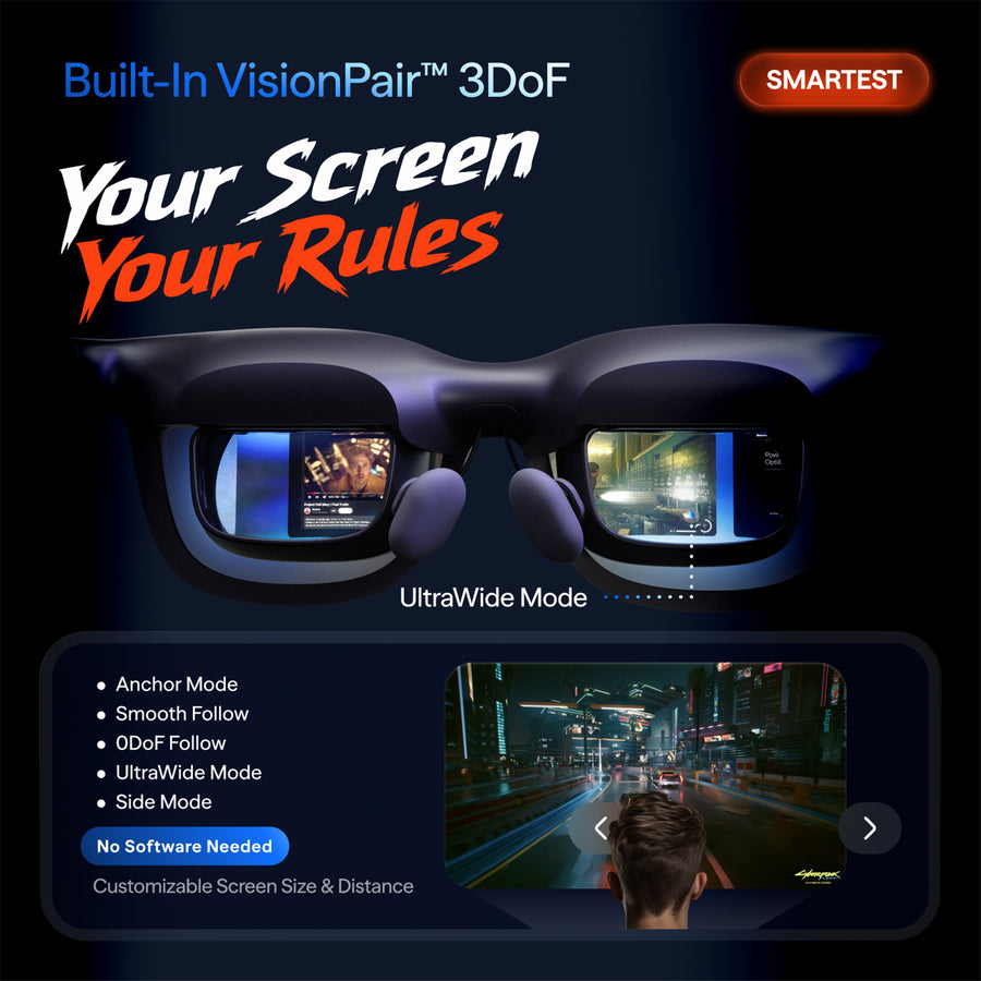 VITURE The Beast AR Glasses Large (IPD 62-74 mm)