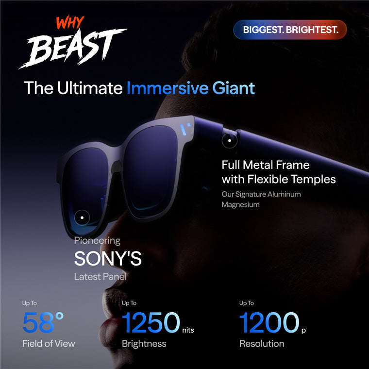 VITURE The Beast AR Glasses Regular (IPD 58mm-70 mm)