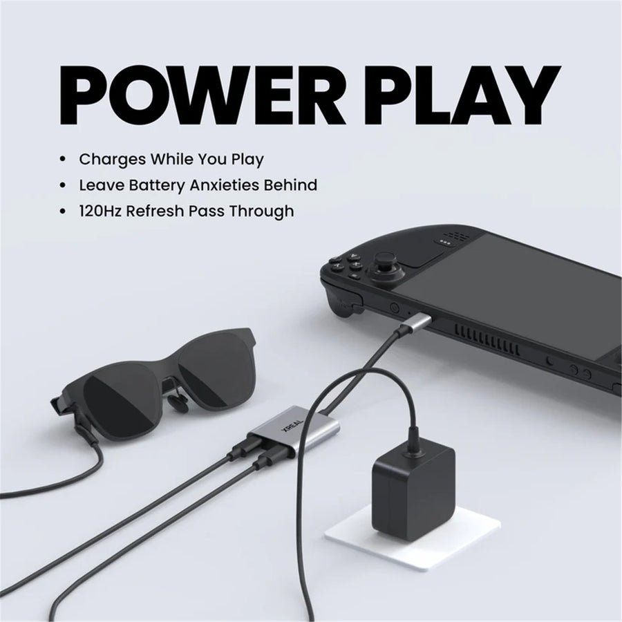 Xreal Charing Converter Adapter Hub   - Charge while Playing