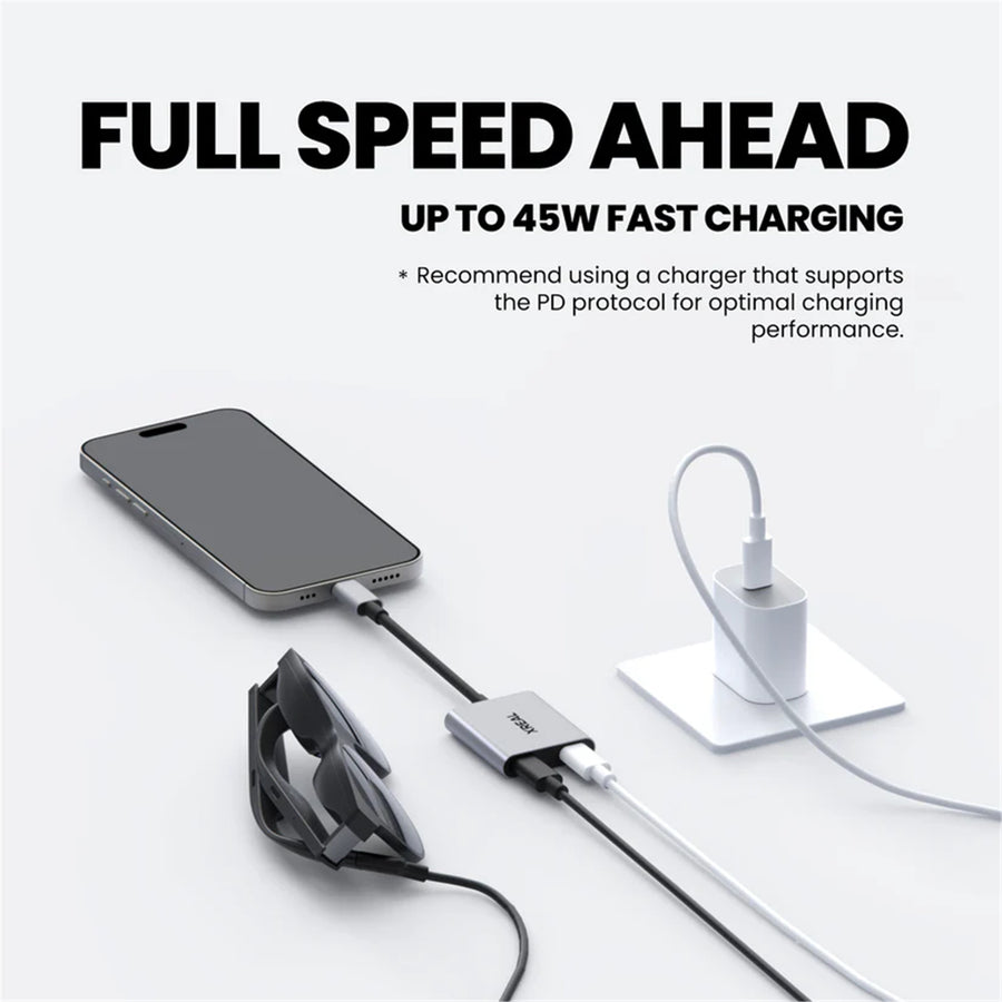 Xreal Charing Converter Adapter Hub   - Charge while Playing