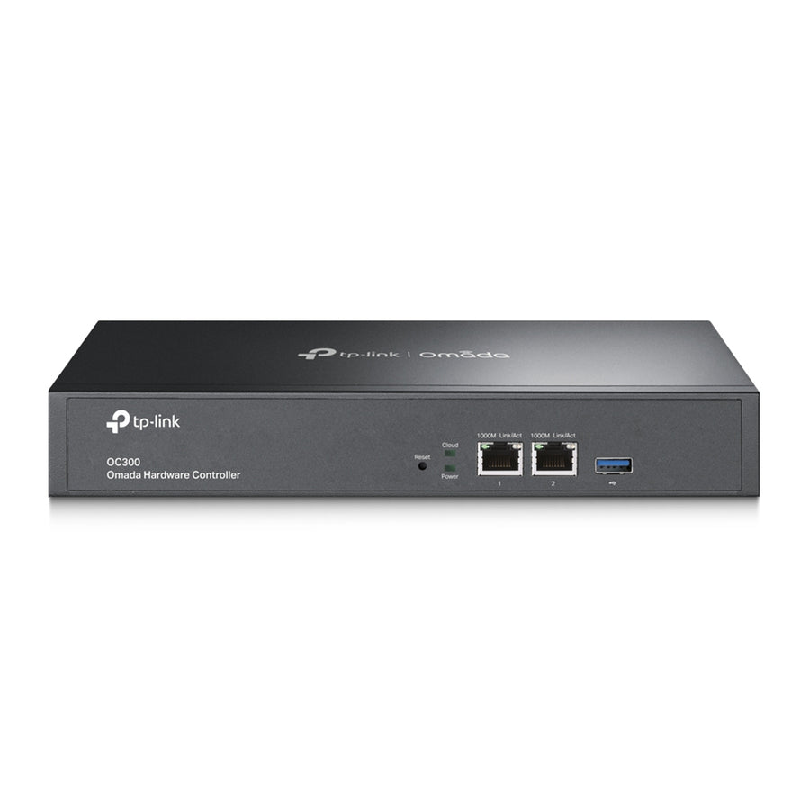 TP-Link TP Link Omada Hardware Controller PORT: 2× 10/100/1000 Mbps Ethernet Ports, 1× USB 3.0 Port (OC300)