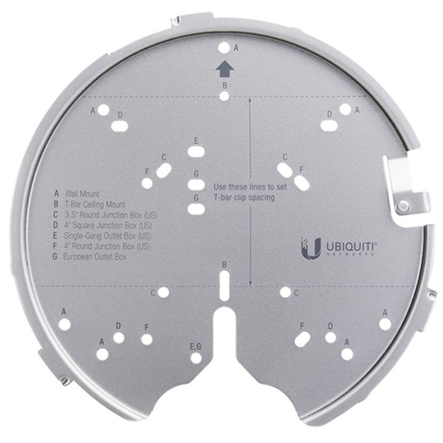 U-PRO-MP - Ubiquiti Mounting system Compatible with U7 Pro/Max U6 Pro, U6 Long-Range