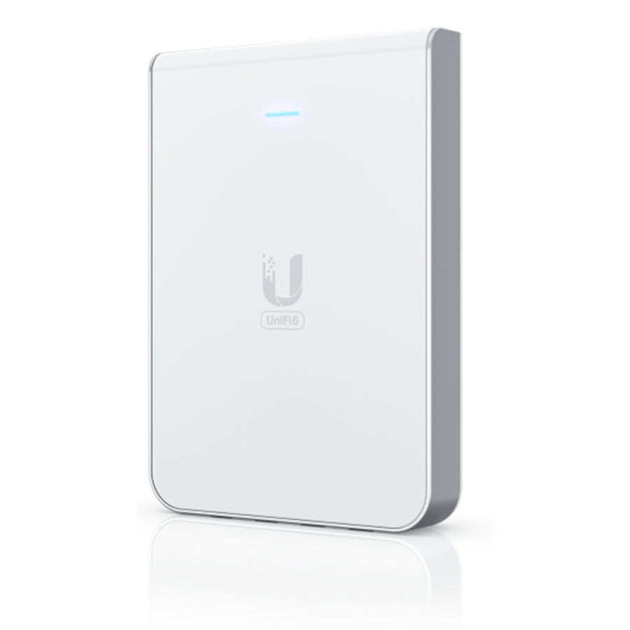 Ubiquiti U6-IW - In-Wall Access Point WiFi 6 5.3 Gbps 1x GbE PoE in 4x GbE RJ45